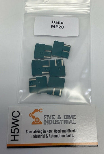 Fanuc A60L-0001-0046#2.0 2.0-Amp MP20 Daito Fuse, Green (6-Pack)