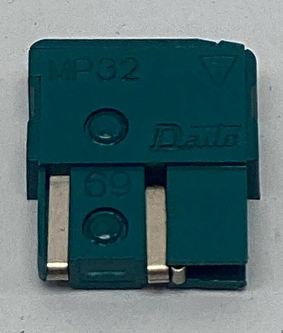 Fanuc A60L-0001-0046#3.2 3.2-Amp MP32 Daito Fuse, Green (2-Pack)