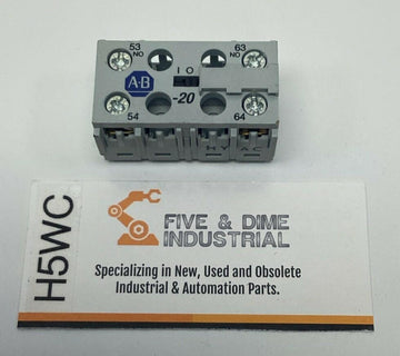 Allen Bradley 195-MA20 Auxiliary Contact Adder Deck 10-Amp