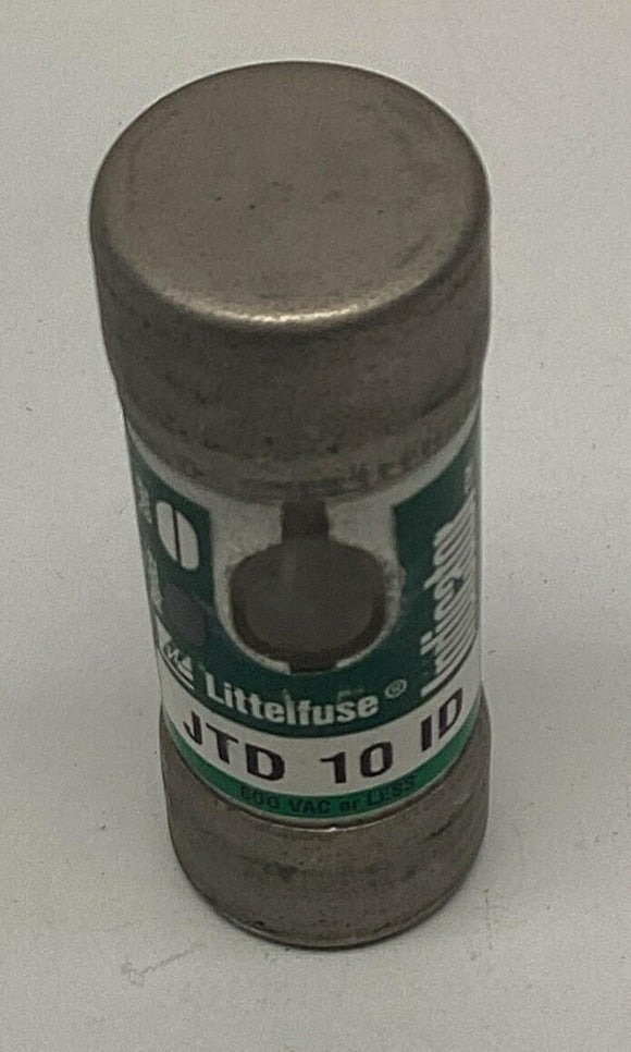 Littelfuse Indicator JTD-10-ID Class J Time Delay 10-Amp Fuse (Pack of 3)