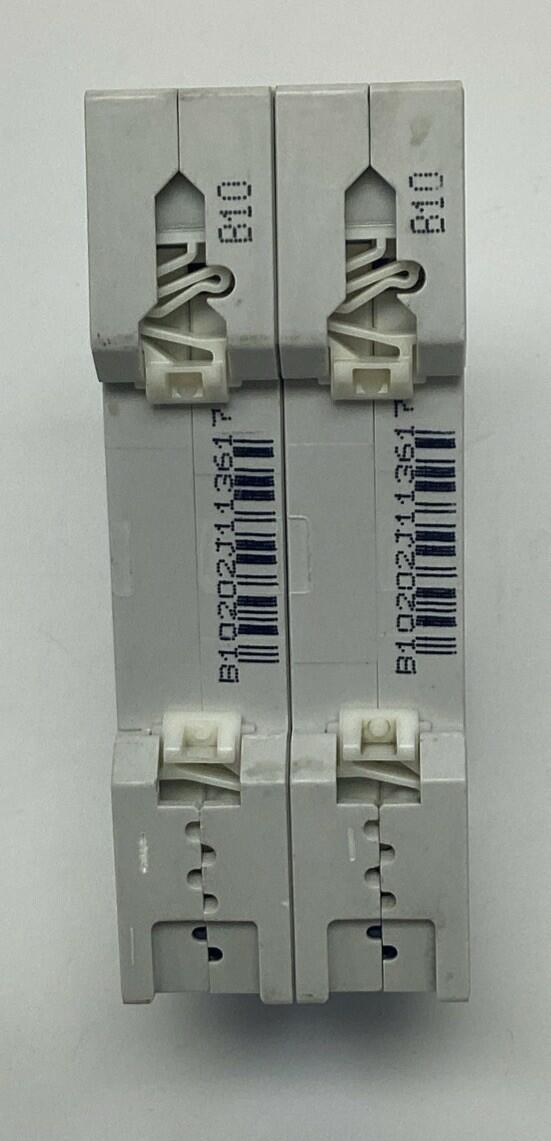 Siemens 5SY4210-6 2-Pole, 10-Amp Circuit Breaker 400VAC MBC-B10