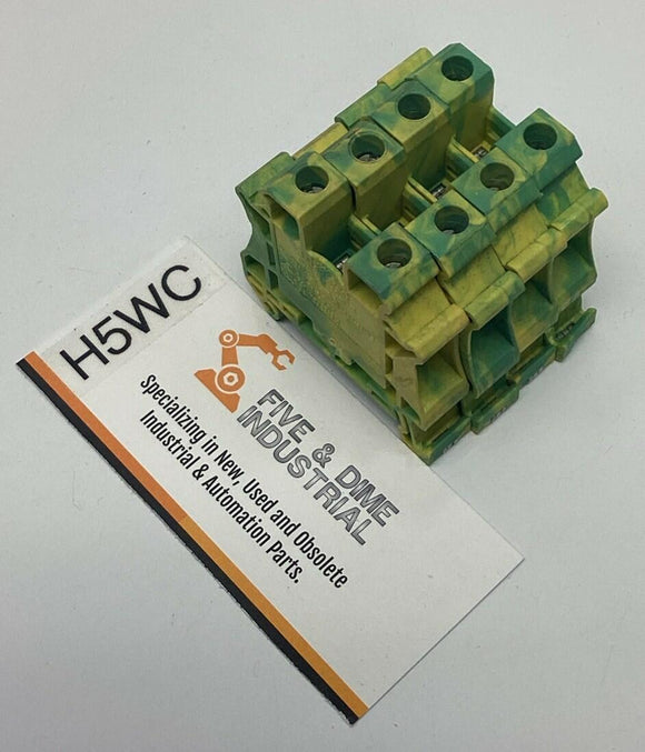 Phoenix Contact UT-10-PE Ground Terminal Block 20-6AWG (Lot of 4)