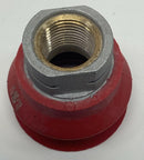 Destaco CPI-15AC-B-45 Red Nitrile 1.5" Suction Cup 3/8" NPT-6