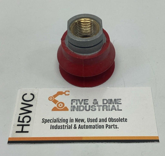 Destaco CPI-15AC-B-45 Red Nitrile 1.5" Suction Cup 3/8" NPT