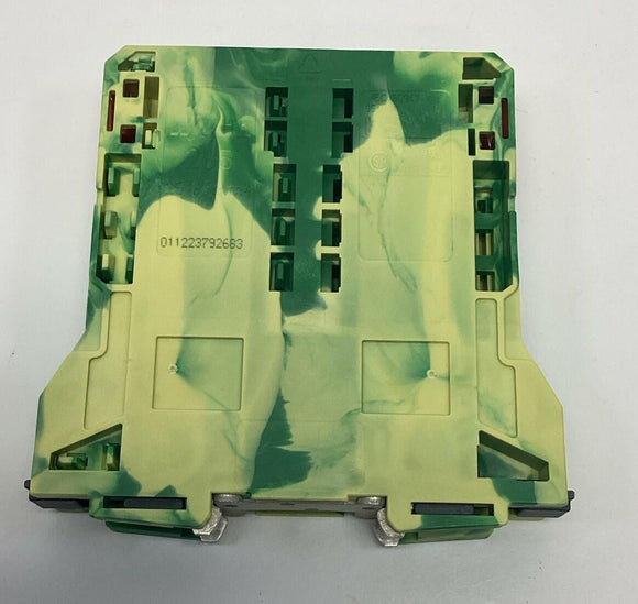 Wago 60308957 2- Conductor Ground Terminal Block, Heavy Duty