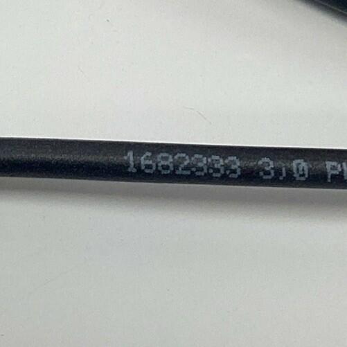 Phoenix Contact 1682333 M8 Male, Straight 3-Positions , 3m M12-M8 Cable Cordset