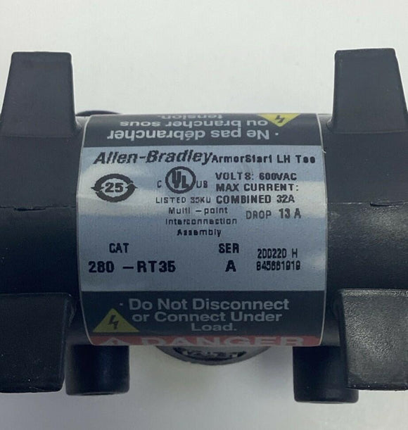 Allen Bradley 280-RT35 3-Phase Power "T" with Reducing Drop for ArmorStart Cable