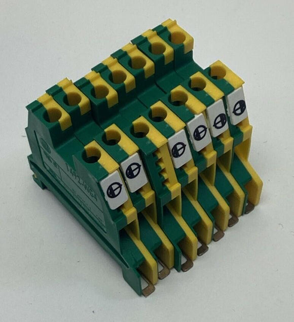 Allen Bradley 1492-WG4 Ground Terminal Block (Lot of 7)