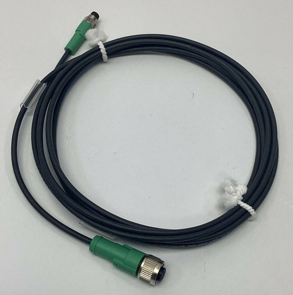 Phoenix Contact 1682333 M8 Male, Straight 3-Positions , 3m M12-M8 Cable Cordset