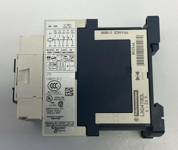 Telemencanique CAD-32-BL 24VDC Coil Contactor 3 N.O. , 2 N.C.