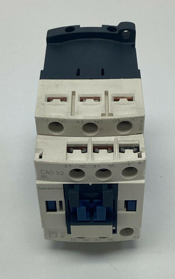 Telemencanique CAD-32-BL 24VDC Coil Contactor 3 N.O. , 2 N.C.