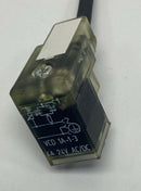 Lumberg RST 5-3-VCD-1A-1-3-226/5M M12 Male Cable 3-Pin to DIN Valve, 5M-4