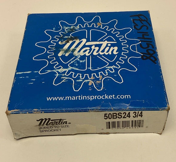 Martin 50BS24-3/4 Sprocket Bored to Size, 24 Teeth 3/4" Bore