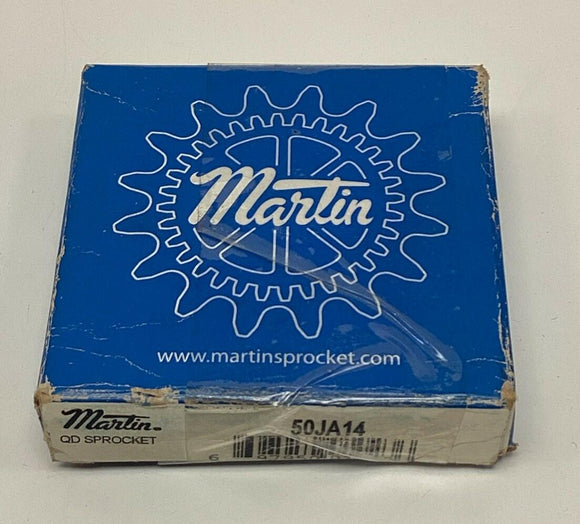 Martin 50JA14 QD Bushed Sprocket 5/8" Pitch #50 Chain, 14 Teeth