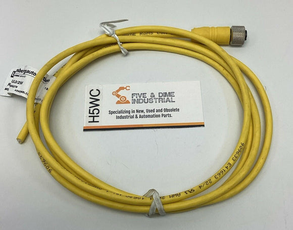 Lumberg RKT-4-633/2M Single End Female Cable M12 4-Pin, 4A, 250V 2-Meters