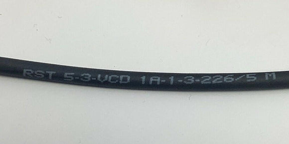 Lumberg RST 5-3-VCD-1A-1-3-226/5M M12 Male Cable 3-Pin to DIN Valve, 5M
