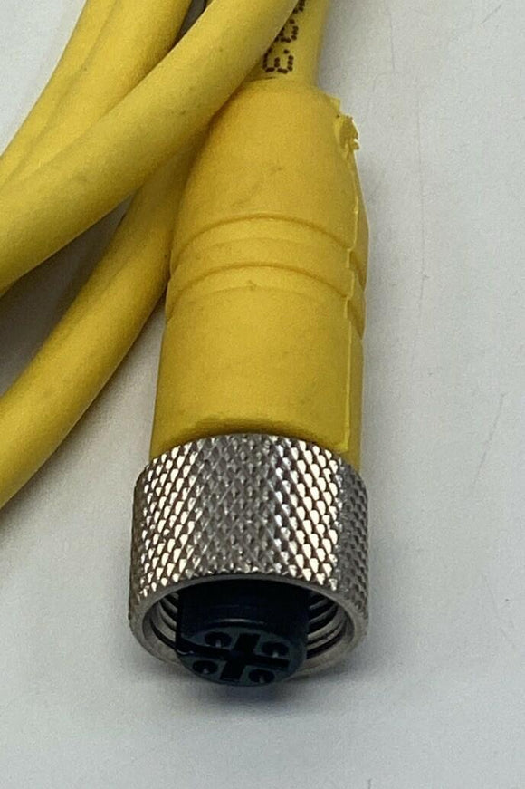 Lumberg RKT-4-633/2M Single End Female Cable M12 4-Pin, 4A, 250V 2-Meters