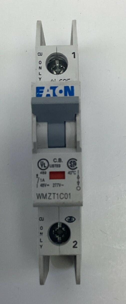 Eaton WMZT1C01 1-Amp, 1-Pole Circuit Breaker 48VDC, 277VAC DIN Mount