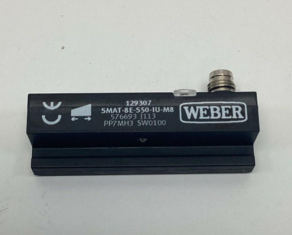 Weber 12907 / SMAT-8E-S50-IU-M8 T-Slot Sensor, Position Transmitter