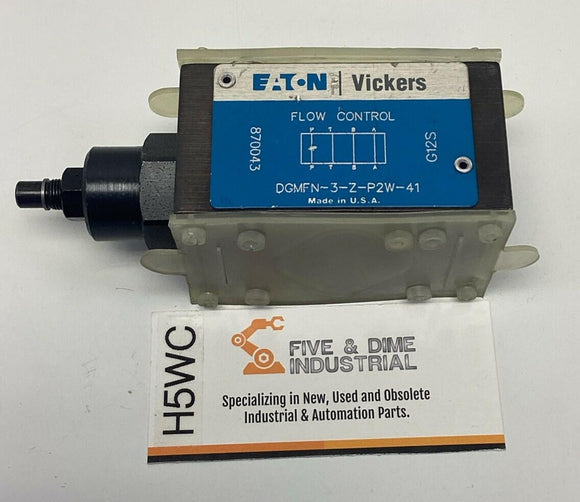 Eaton Vickers DGMFN-3-Z-P2W-41 Hydraulic Flow Control Valve 870043