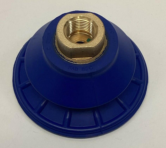 Schmalz SAB-80-NBR-60-G3/8 Nitrile 80mm Vacuum Suction Cup G-3/8" Threads