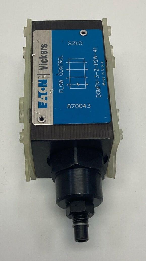 Eaton Vickers DGMFN-3-Z-P2W-41 Hydraulic Flow Control Valve 870043