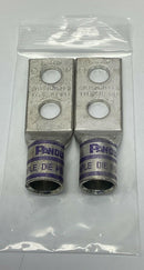 Panduit LCDX4/0-12D 2-Hole Copper Compression Lug (2-Pack)-1