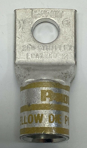 Panduit LCAX250-12 1-Hole Copper Compression Lug (2-Pack) - 0