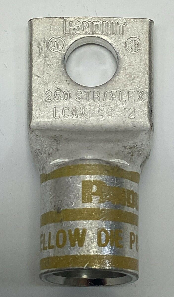 Panduit LCAX250-12 1-Hole Copper Compression Lug (2-Pack)