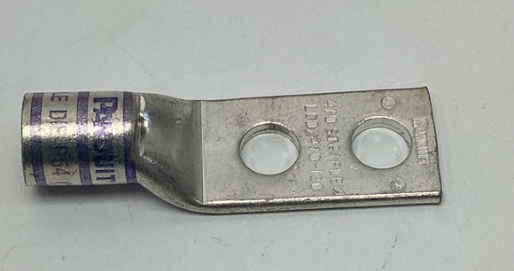 Panduit LCDX4/0-12D 2-Hole Copper Compression Lug (2-Pack)