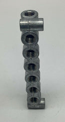 Lube USA 206476 JV-8S 6-Port Single Type Grease PDI Valve RC-1/8"-3