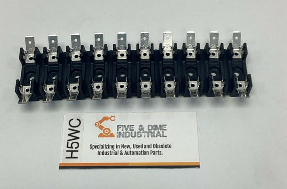 Eaton Buss S-8000 10-Pole Panel Mount Fuse Block for 1/4" x 1-1/4" Fuses