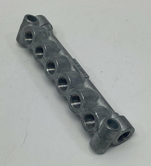 Lube USA 206476 JV-8S 6-Port Single Type Grease PDI Valve RC-1/8"
