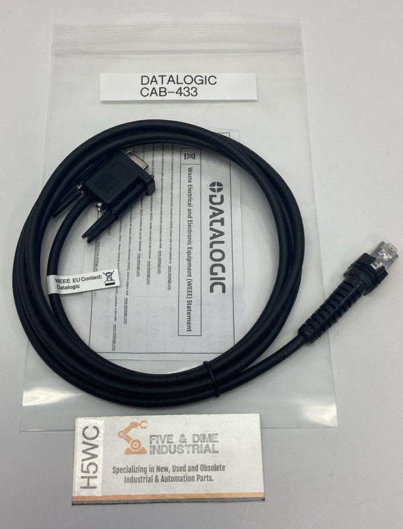 Datalogic CAB-433 9-Pin Female Straight Cable, 6 FT.
