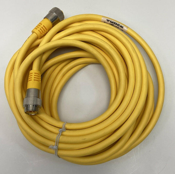 Turck RSM RKM 47/10M 4-Pole Male / Female Straight Minifast Cable, 10M U2-07843