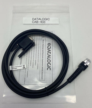 Datalogic CAB-433 9-Pin Female Straight Cable, 6 FT. - 0