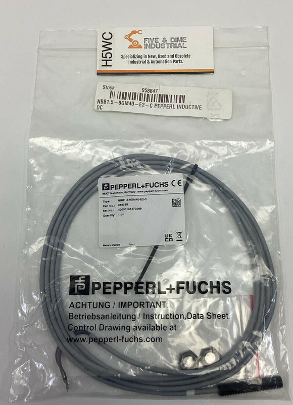 Pepperl Fuchs NBB1.5-8GM40-E2-C / 86788 Inductive Proximity Sensor