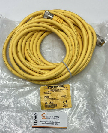Turck RSM RKM 47/10M 4-Pole Male / Female Straight Minifast Cable, 10M U2-07843