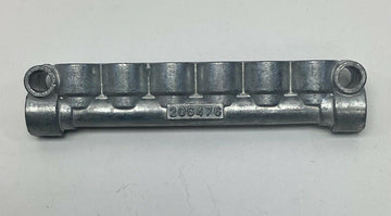 Lube USA 206476 JV-8S 6-Port Single Type Grease PDI Valve RC-1/8" - 0