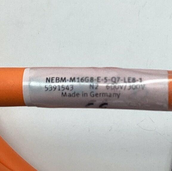 Festo NEBM-M16G8-E-5-Q7-LE8-1 Motor Cable, 5-Meters 5391543