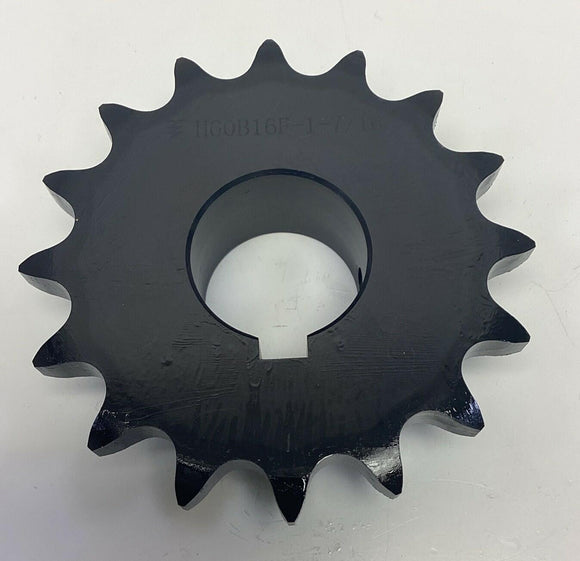 Tsubaki H60B16F 1-7/16 #60 Chain Finished Sprocket, 1-7/16" Bore, 16 Teeth