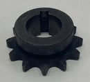 Martin 60BS12 1-7/16 #60 Chain Finished Sprocket, 12 Teeth, 1-7/16"-5