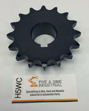 Tsubaki H60B16F 1-7/16 #60 Chain Finished Sprocket, 1-7/16" Bore, 16 Teeth-1