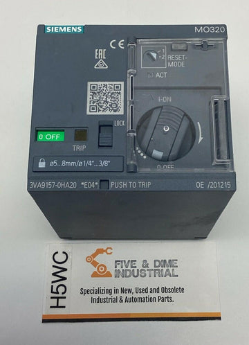 Siemens 3VA9157-0HA20 Motor Operator MO320
