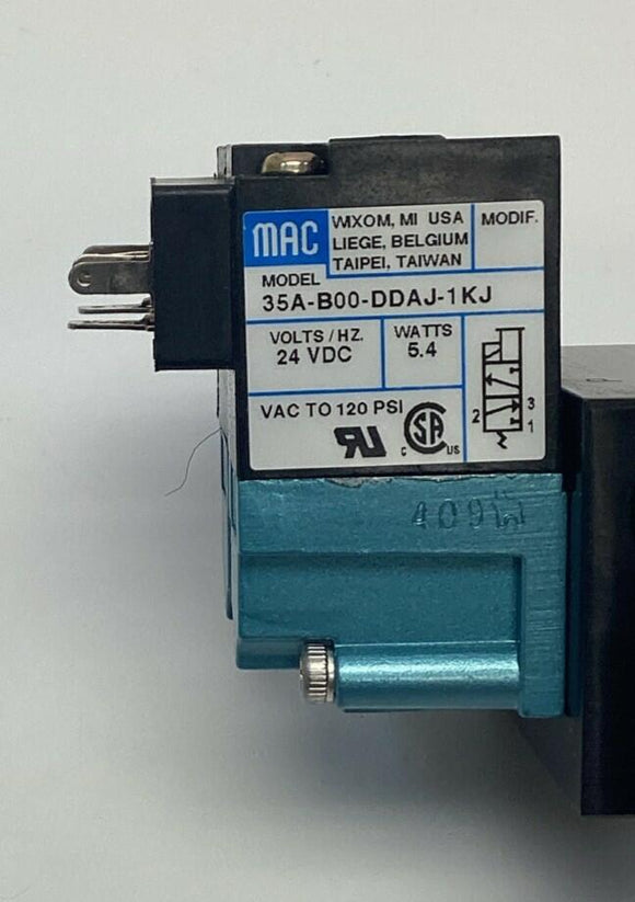 Piab 32.21.017 Vacuum Generator Module with MAC 35A-B00-DDAJ-1KJ 24VDC Valve