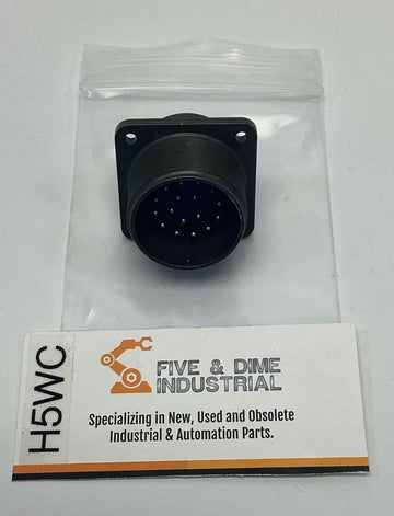 Amphenol MS3102A20-29-PW 17-Pin Male Panel Mount Connector 20-29P, Solder Cups