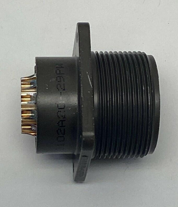 Amphenol MS3102A20-29-PW 17-Pin Male Panel Mount Connector 20-29P, Solder Cups