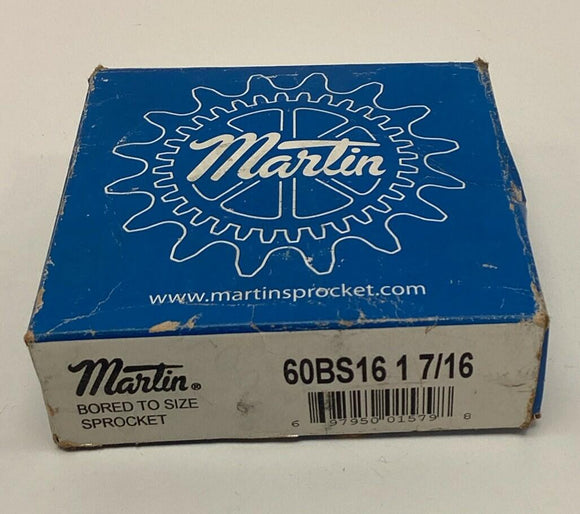 Martin 60BS14-1-7/16 #60 Chain Sprocket 1-7/16" Finished Bore, 14 Teeth