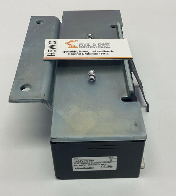 Allen Bradley 1494V-FS400 Trailer Fuse Block 400-Amp 600 Volts