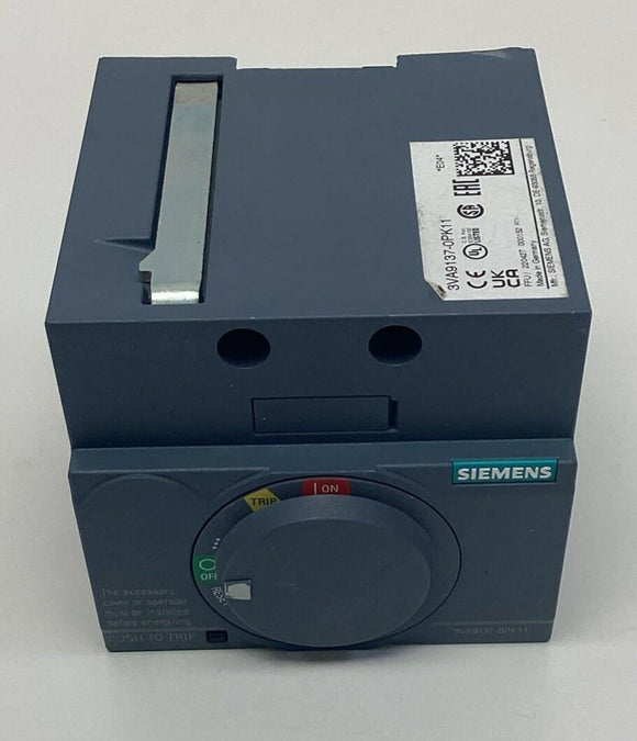 Siemens 3VA9137-0PK11 Side Wall Mount Rotary Operator Module